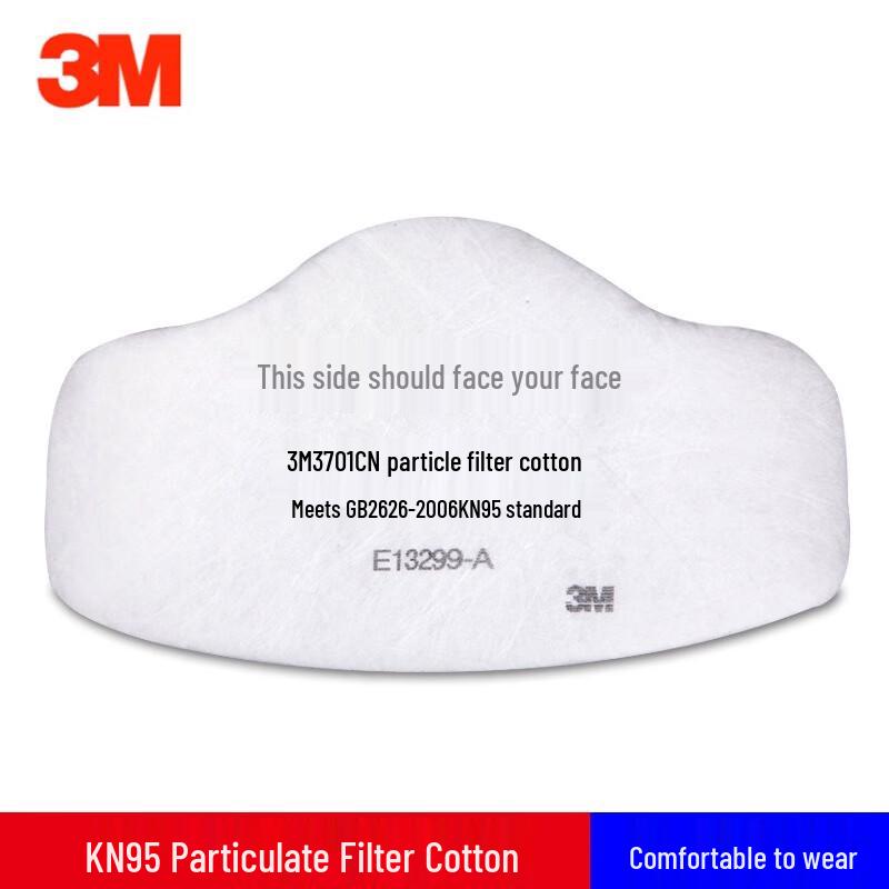 3M 3701CN KN95 Particulate Filter Cotton for 3200 Mask