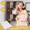 12Pcs Sticky Water Soluble Embroidery Stabilizer Printable Embroidery Backing Stabilizer Self-Adhesive for Clothes 8.26x11.7in