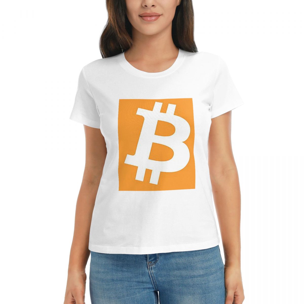 

Women TShirt Bitcoin CPU Miner BTC Blockchain Cryptocurrency Short Sleeve Tees Round Neck T Shirts Clothes Tops Streetwear S