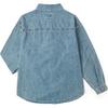 Versatile Washed Casual Denim Drop Shoulder Long Sleeve Shirt Men shirts Light-Blue LMT0078065FQ