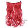 Luxurious Women Hair Extensions Long Wavy Synthetic Hairpiece 45cm For Effortless Elegance