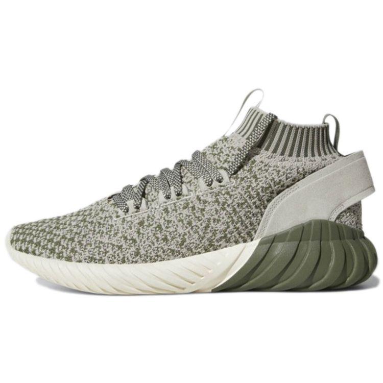 adidas Tubular Doom Sock PK Green Sesame Men Sneakers Grey Base-Green-S15 Chalk-White CQ0945 43⅓