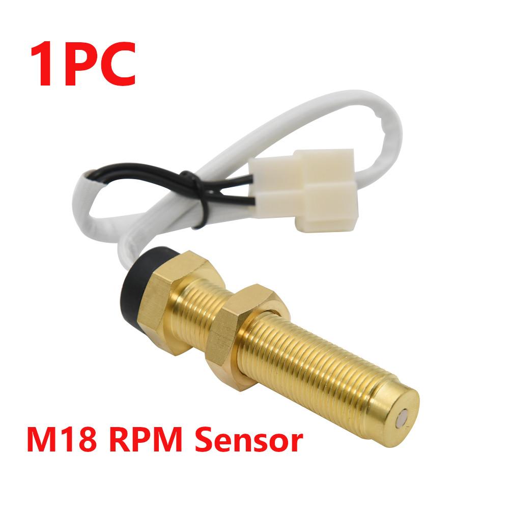 

85 мм GPS-спидометр 125 км/ч 125 миль в час с тахометром, цифровой измеритель скорости, одометр, датчик оборотов M16 M18 для морской лодки, автомобиля 1PC M18 Sensor