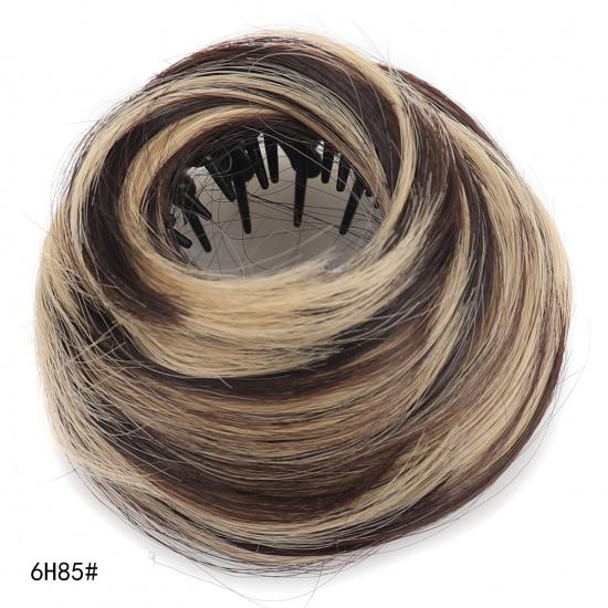 Chignon en forme de nid d'oiseau pour cheveux, Outil de coiffage, Chignon en forme de bouton de fleur, Augmente naturellement le volume des cheveux, Accessoire pour cheveux, Pince à griffes, Élastique à cheveux