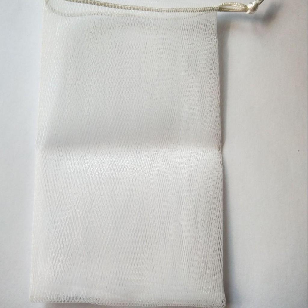 Customizable Double-Layer Foaming Net Bag for Handmade Soap and Facial Cleanser