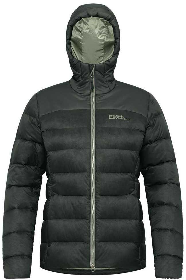 Куртка Jack Wolfskin Nebelhorn Down Hoody Women RDS Down Jacket (A61829) шиферно-зеленая