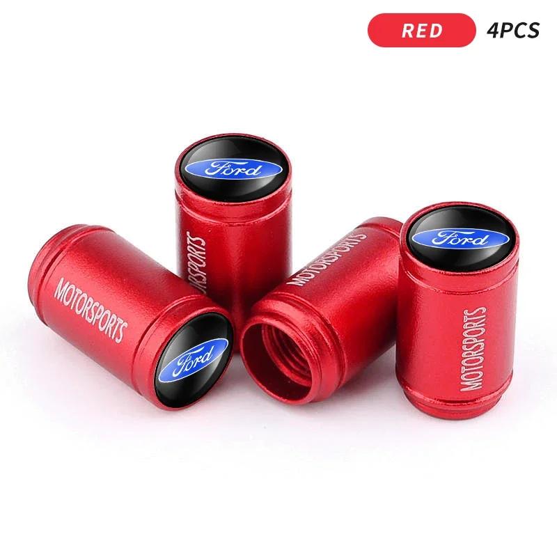 2025 Hot For Ford New Car Wheel Tire Valve Caps Tyre Stem Covers Airdust Waterproof For Ford Focus 2 3 Mondeo Kuga Fiesta MK7 Es