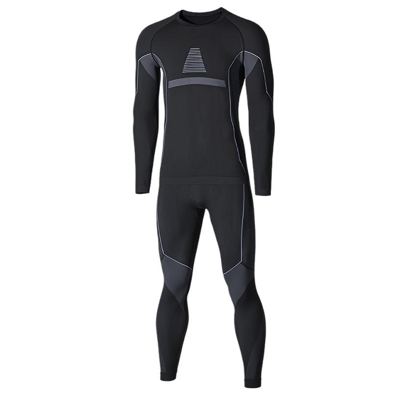 Unisex Quick-Dry Thermal Base Layer Set for Skiing: Moisture-Wicking, Sweat-Absorbing, Compression Underwear for Autumn and Winter