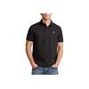 Polo Ralph Lauren Mesh Print Embroidered Polo Shirt Men Tops Black MNPOKNI1N820720-001