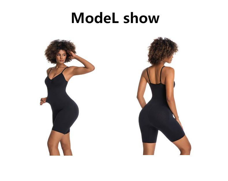 Ciało Shaper bez szwu: Wyszczuplający Kombinezon Jednoczęściowy z Kontrolą Brzucha i Podnoszeniem Pośladków, Regulowany Top na Ramiączkach z Szortami