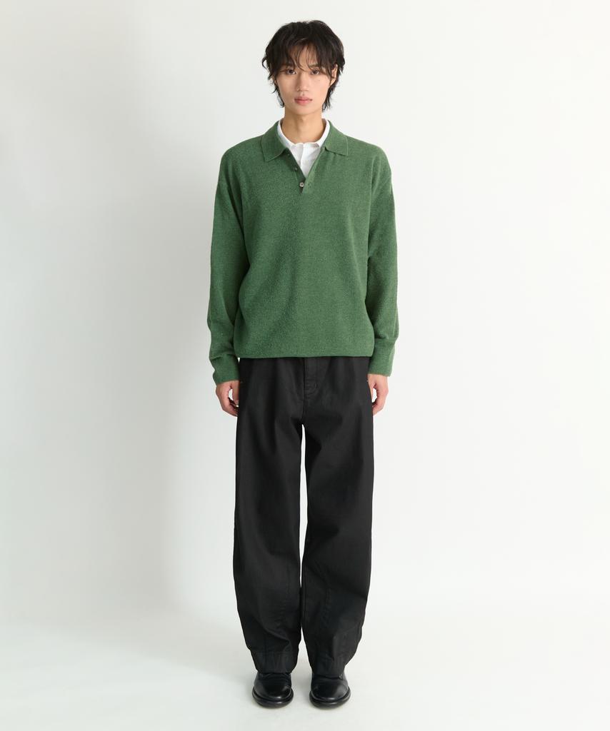 NONBLANK Polo Collar Knit_Green