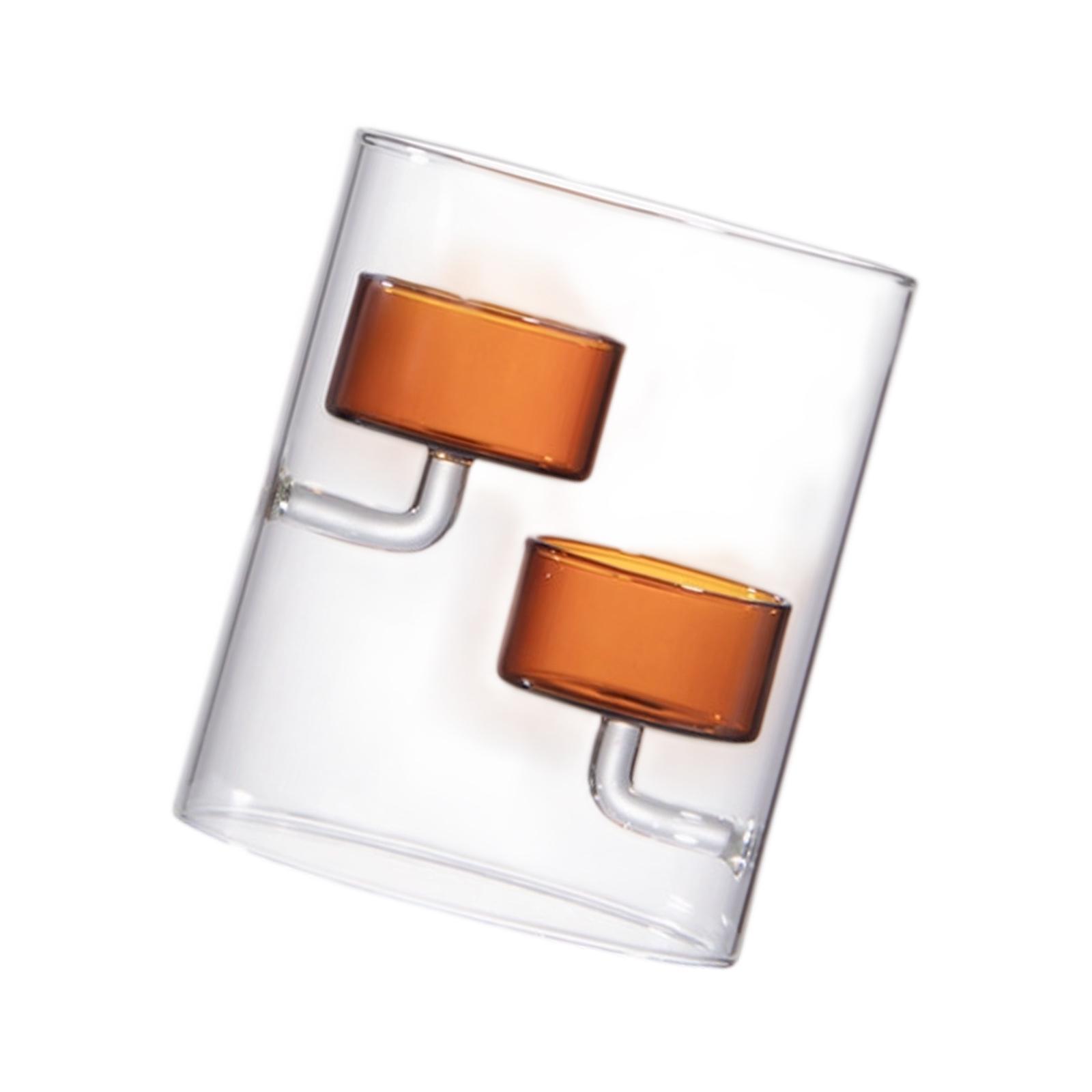 

Стеклянный цилиндрический подсвечник для чайной свечи, прозрачный, для плавающих свечей, DIY, настольные центральные элементы, украшение, поделка 2 коричневый