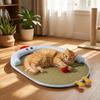 Neck Support Dog Sleeping Mat Ice Silky Cooling Puppy Kennel Cat Cool Pad Bed  Small Pet