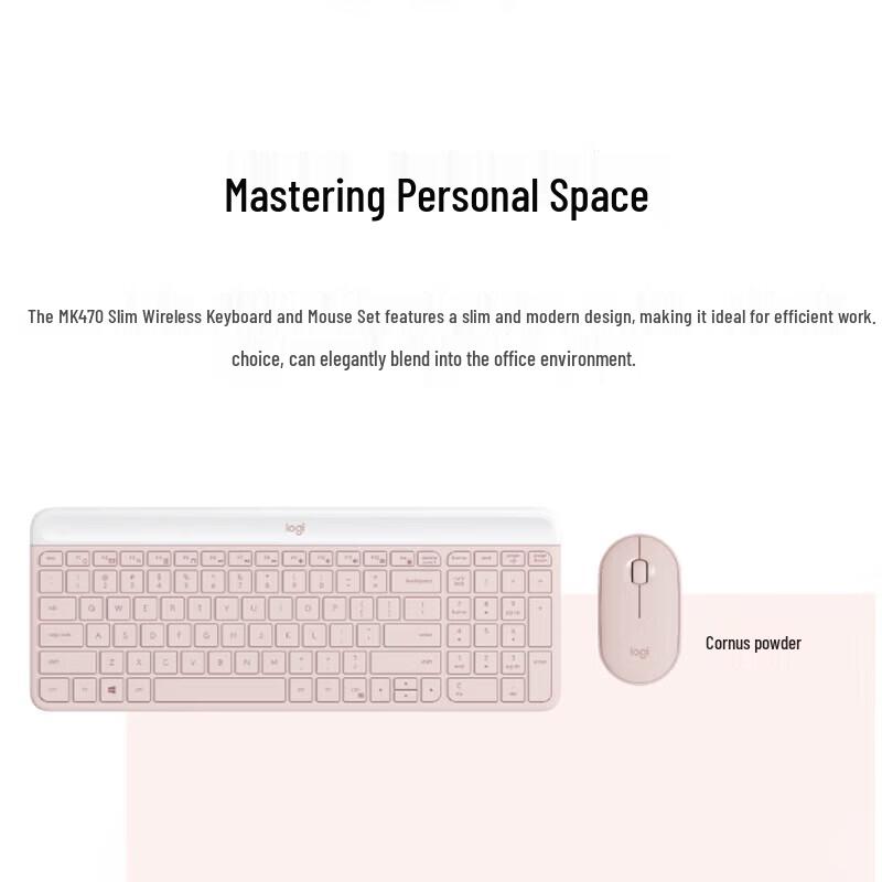 Logitech MK470 Slim Kabellose Tastatur- und Maus-Kombination