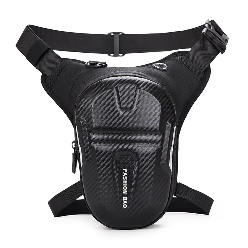 Unisex Motorcycle Leg Bag – Waterproof with Hard Base, Adjustable Strap for Biking & Outdoor Rides
