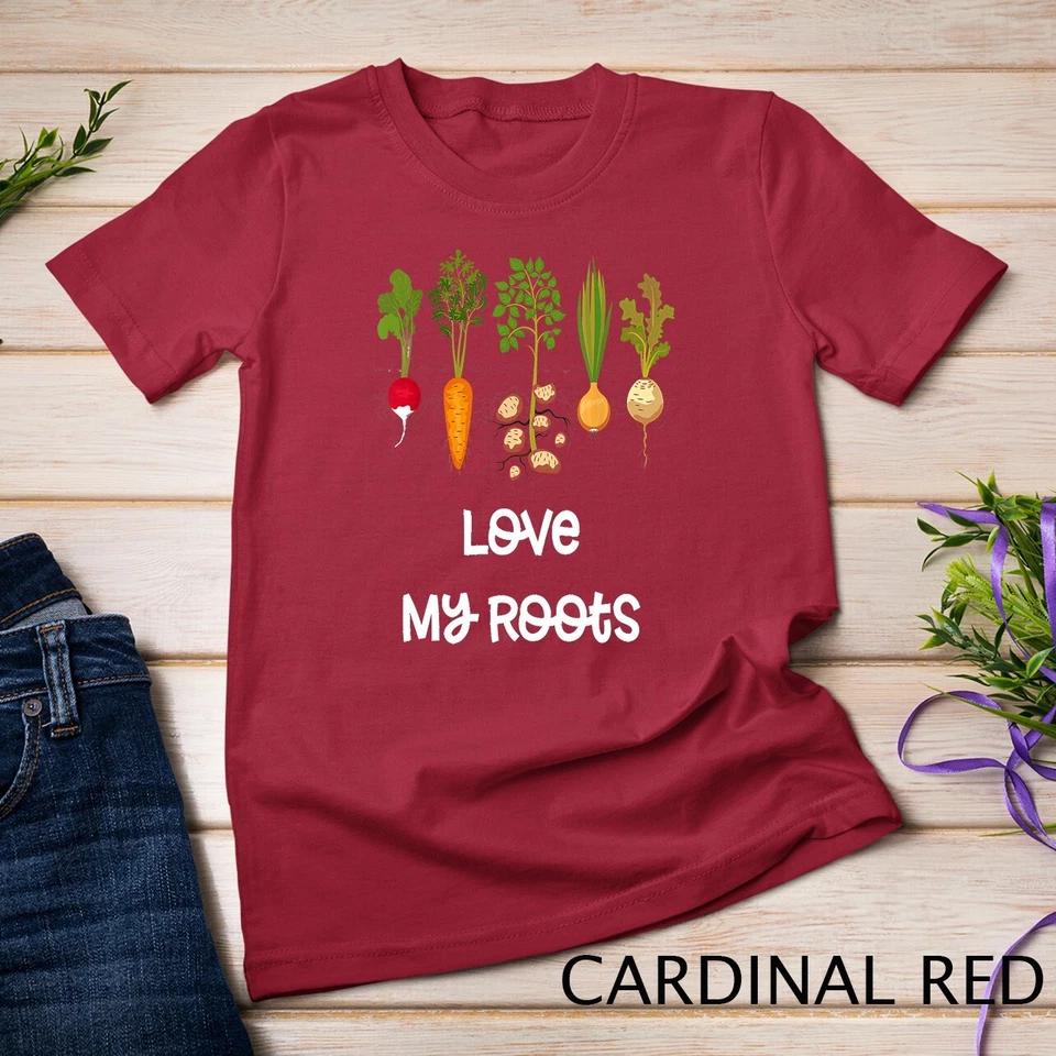 Root Vegetables Gardening, Cute Garden Tee Shirt Gift, 3Dk Unisex T-shirt 2 L