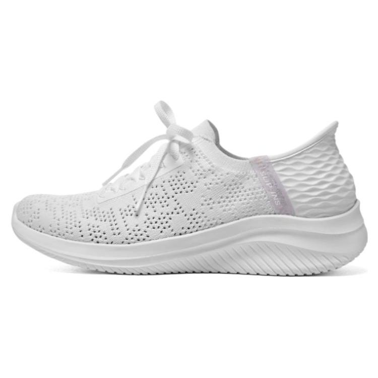 Skechers Ultra Flex 3.0 Slip-Ins Сетчатые Низкие Повседневные Кроссовки Женские Белые 896211-WHT 38
