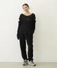 Milkfed Casual Open Shoulder Black Women's Top,