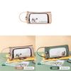 Mickey Mouse Vintage Double Layer Large Capacity Pencil Case With Polyester Storage For Students