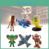 Mythical Shark Stickman Pvc Figurines 6 Models Desktop Decor Collectible Adults
