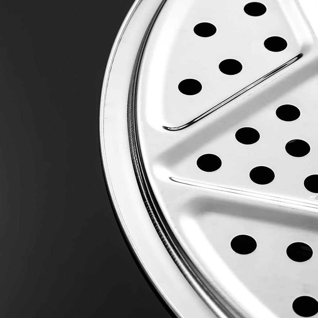 14" Round Stainless Steel Steamer Rack, Pressure Cooker Canner Racks Stock Pot Steaming Tray Stand Cooking Toast Bread Salad Baking