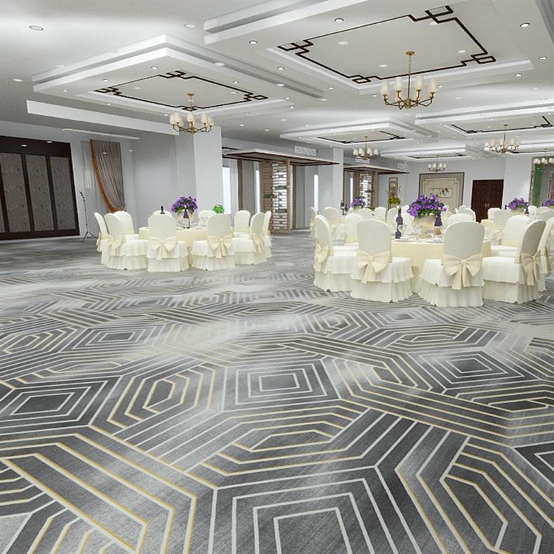 Thickened Nylon Soundproof Carpet for Hotel, Cinema, Billiard, and Club Rooms