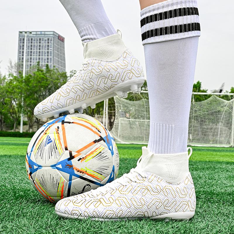 35-45Унисекс футбольные бутсы Молодежные футбольные бутсы большого размера Резиновая — фото 8