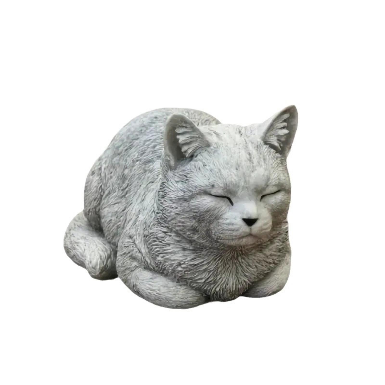 

Creative Desktop Decorative Figurine Cat Sculpture for Home Office Table Decoration Indoor Outdoor Use Resin Material Modern Style one size