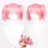 Pink Ponytail Clip Artificial Scalp Wig Magic Girl Cos Wig Anime Reality Show Wig