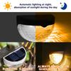 Solar Hedge Light 6LED Half Round Ladder IP65 Waterproof Courtyard Garden Balcony Wall Lamp Induction Decoration Lighting Bright