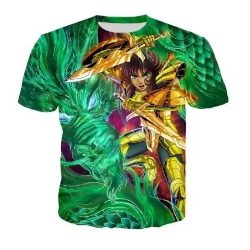 Sommer Mode Cartoon 3D Druck T-Shirts Damen Streetwear Casual Harajuku Y2k Kurzarm T-Shirt O-Ausschnitt Tees Tops Kleidung