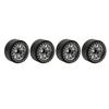 4pcsCelsiusset 1.9in Aluminum Alloy Beadlock Wheel Rims for   SCX10 90046 RC Crawler Car Parts