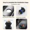USB Car Charger 12/24V Dual Socket PD3.0 & QC3.0 Car USB Port with LED Voltmeter And On/Off Switch Auto Vehicle Charging Station