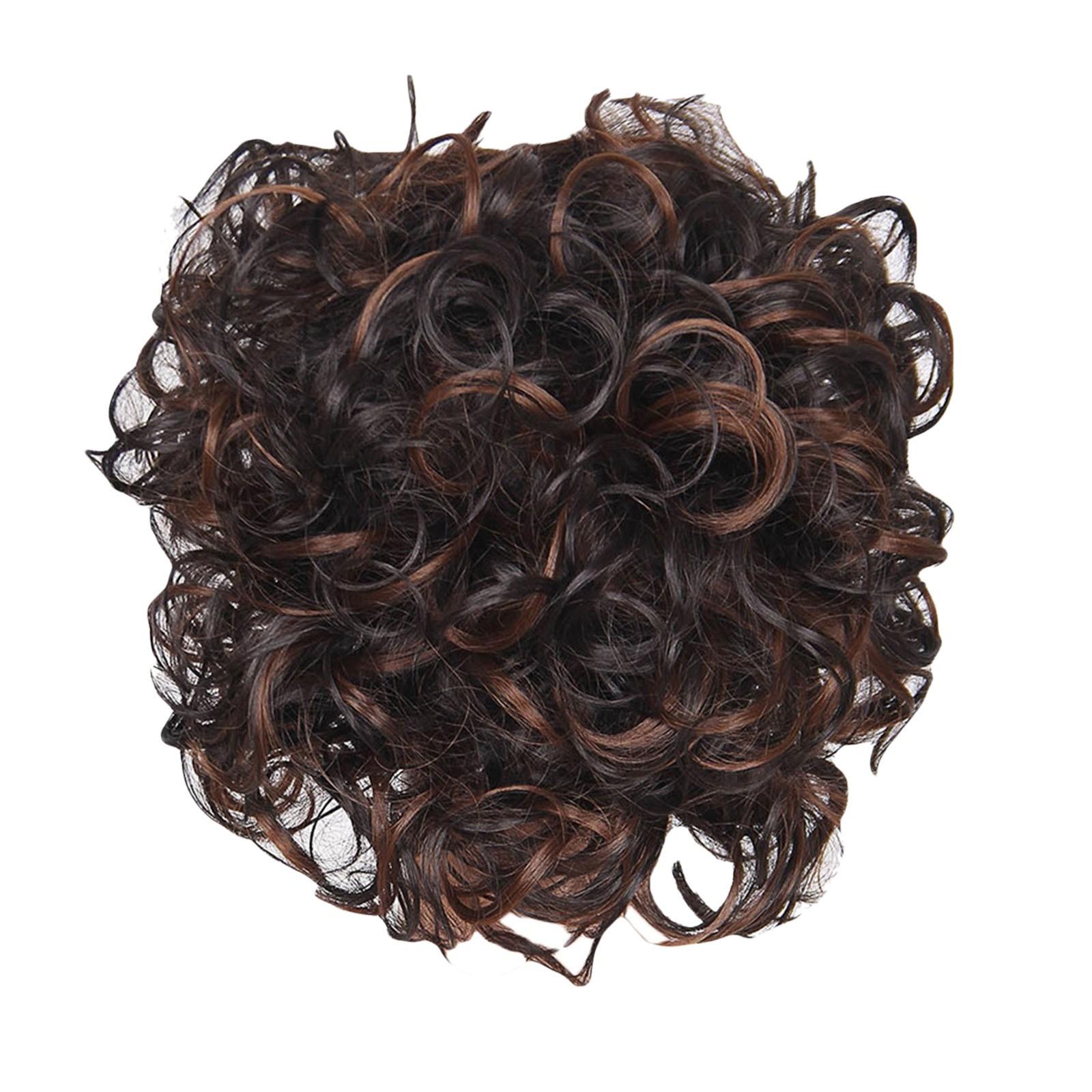 Women S Fashion Wig Brown Synthetic Hairshort Brown Wigs Hairshort Hair Wig Women S Synthetic Fashion Wig Hair Color Temporary (Black,One Size) чёрный