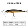 10Cm Simulated Bait Luya Bait Mino Vib Fishing Bait Talk About Water Sea Fishing Bait Hard Bait Luya Bait