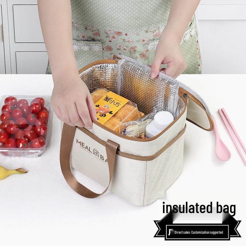 Insulated Lunch Tote Bag for Picnics, Office & School - Large Capacity Bento Carrier