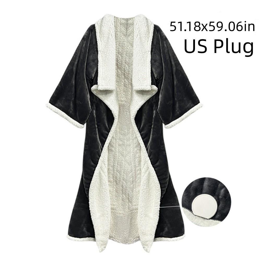 6-8 Heat Levels Electric Wearable Heated Blanket Constant Temperature Hooded Heated Wrap Bedroom