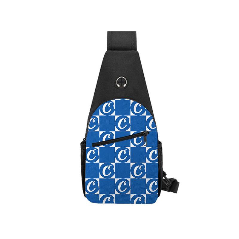 Cook Trend Men'S Breast Bag Fashion Casual Shoulder Bag Multifunctional Waterproof Messenger Bag