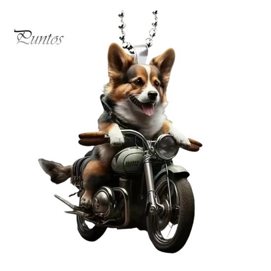 

Подвеска в виде собаки для верховой езды, акриловый щенок, автомобильное зеркало заднего вида, подвесное украшение, легкая забавная подвеска в виде собаки для брелоков, рюкзаков, мобильных телефонов Dog