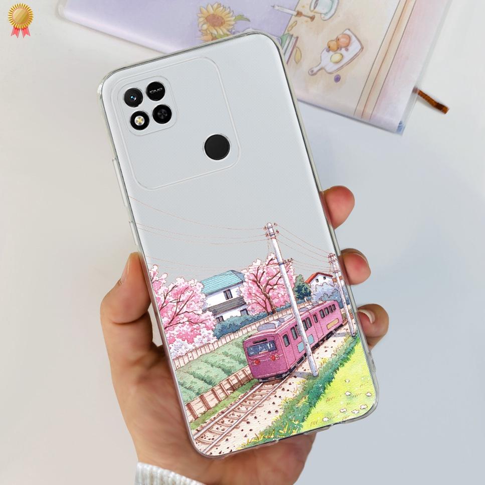 NEW Design For Cover Xiaomi Redmi 10A Case Cartoon Bumper Back Shockproof Soft TPU For Xiomi Redmi 10 10C A10 C10 Redmi10 A Bag