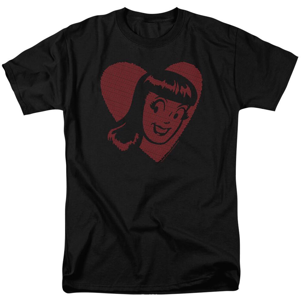Archie Comics Veronica Hearts T Shirt Licensed Comic Book Tee Black XXXXL