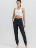 Loopa Jogger Yoga Pants for and Leopard Size L Women's Pants, Pilates, Running, Training, Gray,