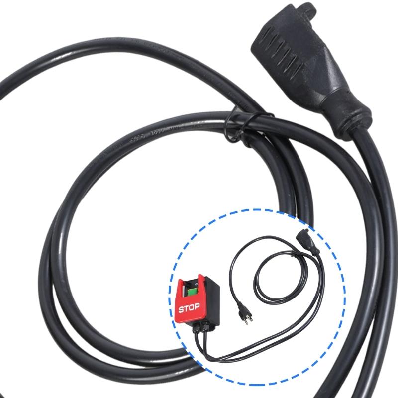 Practical Safety Switches with Large Stop Sign Paddles for Woodworking Equipment and Table 120V Single Phase