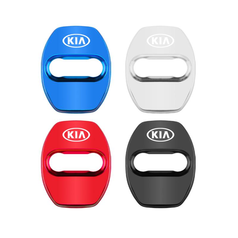 

Car Door Lock Buckle Cover Metal Rust Proof Door Lock Cover Valve For KIA K9 Sportage Niro K5 Carnival EV6 EV9 EV3 K8 Stinger K4 (as the picture,Black)