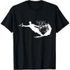 Water Skier Silhouette Water Ski Motor Water Skiing T-Shirt
