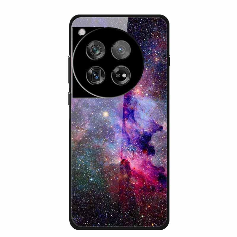 Personalized Seven-Colored Tempered Glass Phone Case for OnePlus 12 - Unisex