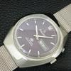 VINTAGE RICOH R31 AUTOMATIC JAPAN MENS PURPLE COLOR DIAL WATCH a709217-1