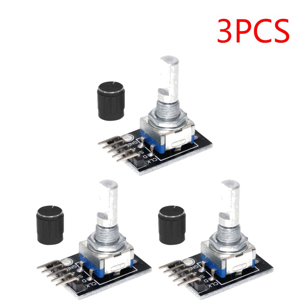 1-10PCS HW-040 360 Degrees Rotary Encoder for switch Module with Knob Cap Rotary Encoder Module Potentiometer Knob Kit