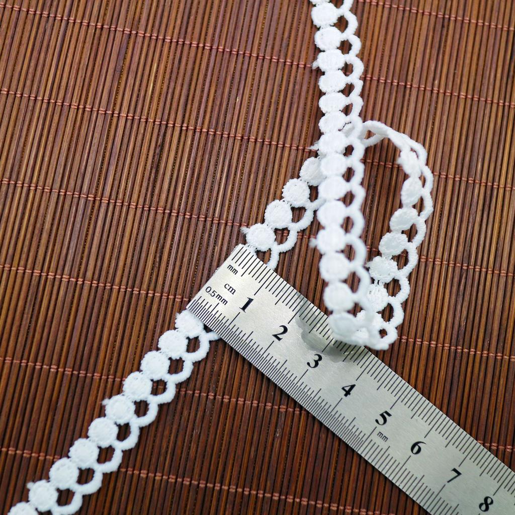 Milchseide Wasserlöslich Spitze DIY Kleidung Rock Kragen Ärmel Dekorative Schmuck Halsketten Zubehör