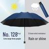 Twelve-Rib XL Three-Fold Umbrella for Men & Women - Windproof, Sun/Rain Protection for Three